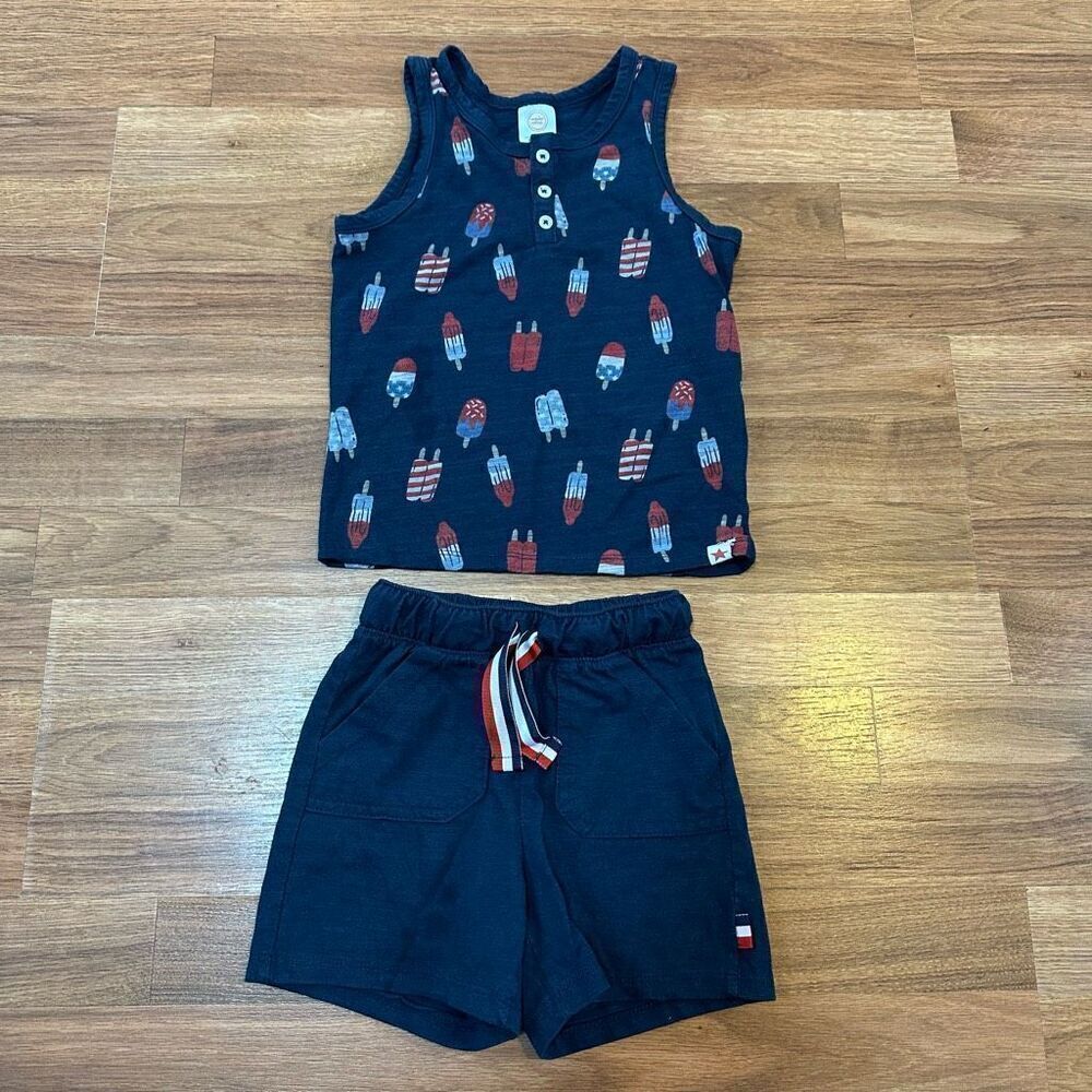 Wonder Nation | Red, White, & Blue Tank Top & Shorts Set | Toddler 4T